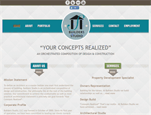 Tablet Screenshot of builders-studio.com